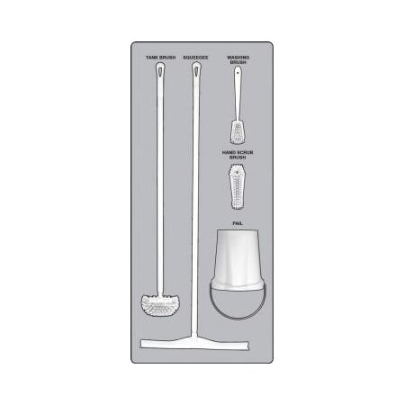 Accuform WET ZONE STOREBOARDS PSB913GTWT PSB913GTWT